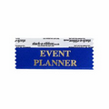 Event Planner Award Ribbon w/ Gold Foil Print (4"x1 5/8")